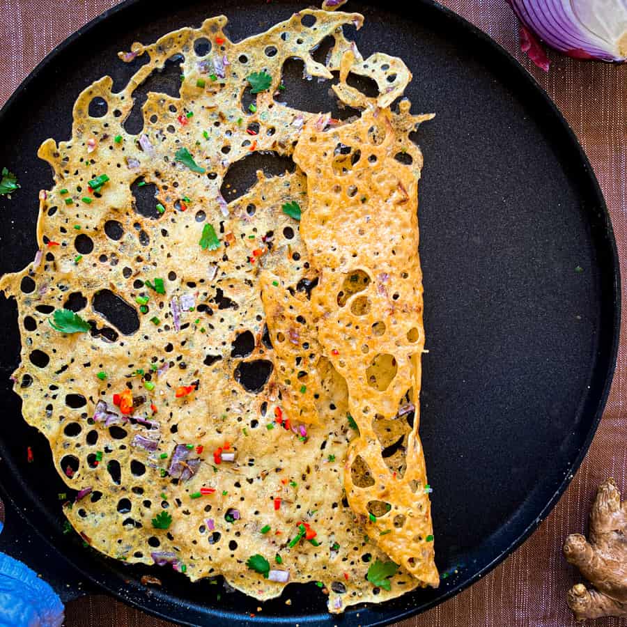 Onion Ravva Dosa